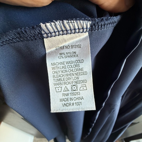 NWT Ocean Drive Clothing The Courtside Navy Athletic Dress Navy Size Medium - Picture 10 of 10